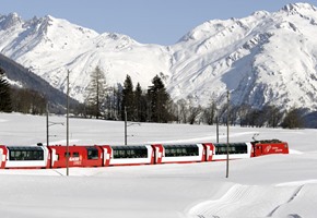 Classic Glacier Express at New Year